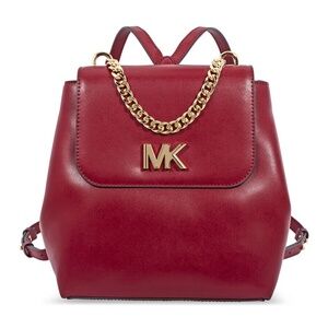 MK burgundy backpack